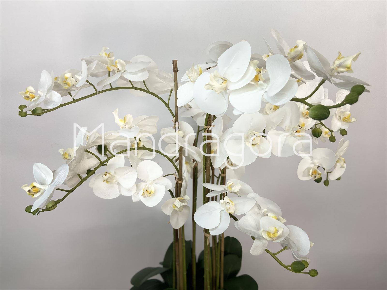 Orquídea blanca artificial. - Imagen 2