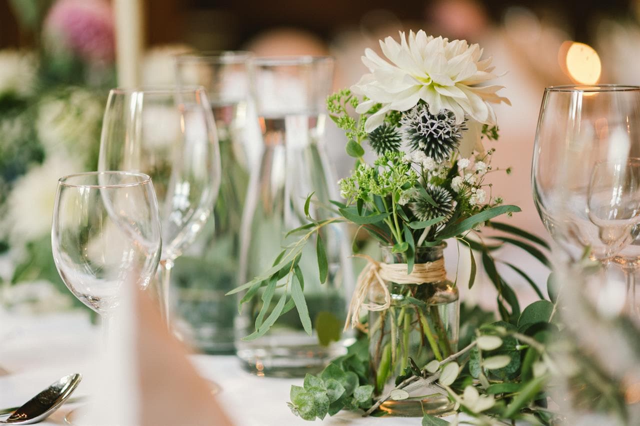  Cada detalle es importante en la decoración floral para bodas