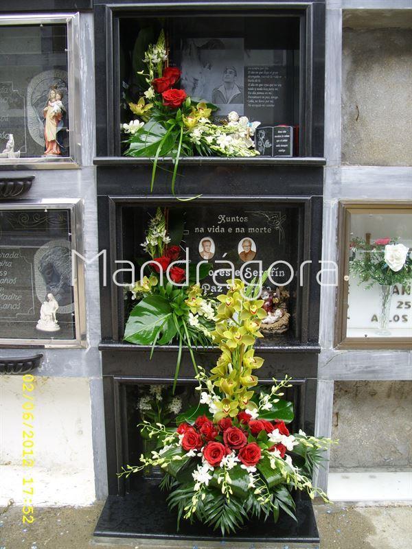 Centros de flores para cementerio - Imagen 3