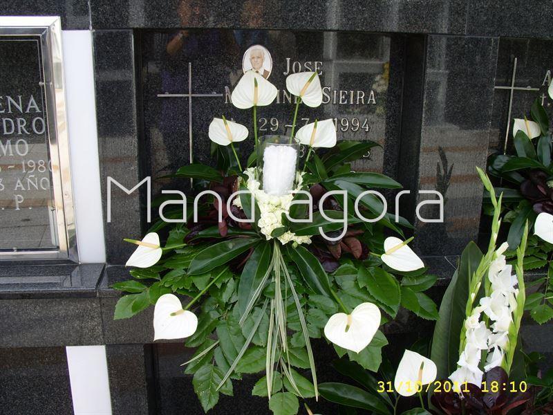 Centros de flores para cementerio - Imagen 2
