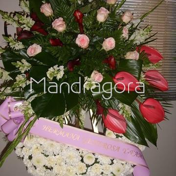 Corona de flores de defunción - Imagen 1