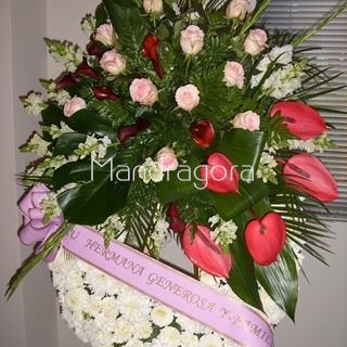 Corona de flores de defunción - Imagen 2