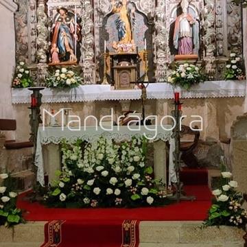Decoración Altar en Santa María - Imagen 1