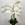 Orquídea blanca artificial. - Imagen 1