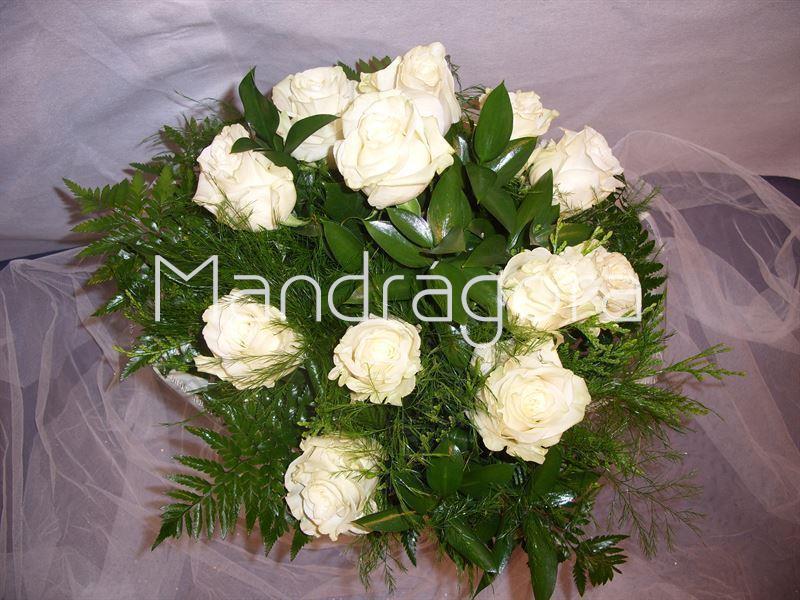 Ramo de rosas blancas - Imagen 2